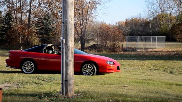 1998 Chevrolet Camaro 825hp Rear Mount Turbo Drifting on Private Lawn смотреть онлайн