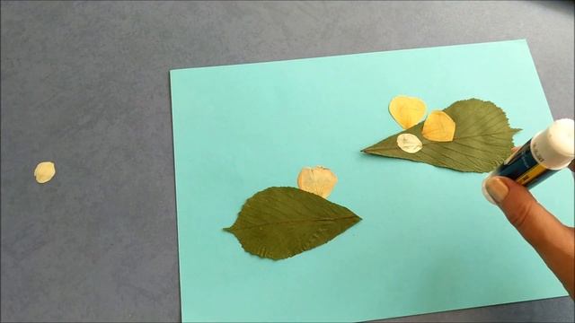 Осенняя поделка из листьев | Мышки из листьев | Autumn leaf craft | Leaf mice смотреть онлайн