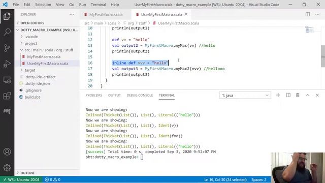 Dotty Quill 1.0 - Introducing the "inline" Keyword and Macros in Dotty смотреть онлайн