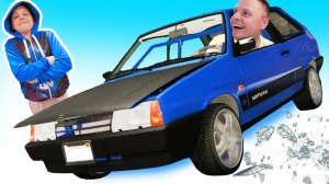 СДЕЛАЛИ ТЮНИНГ ВАЗ Восьмёрки !!! Игорь и папа едут на АВТОМОЙКУ в GTA5