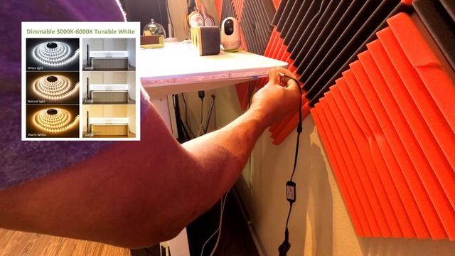 40ft Tunable White 3000-6000K LED Strip Lights