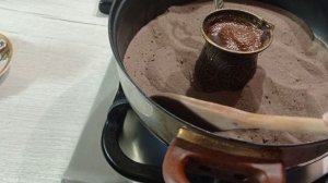 Кофе по восточному. Кофе на песке. Капучино дома ☕