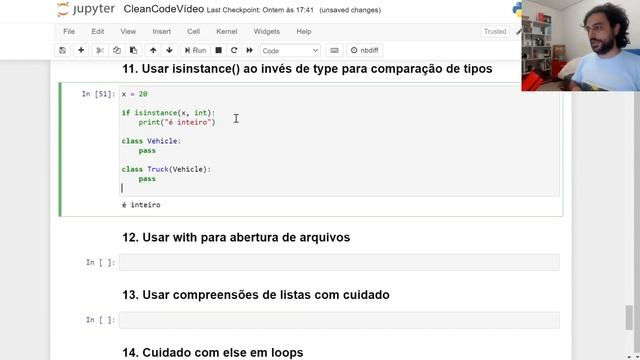 11 Dicas de Código Limpo (Lambda, Join, isinstance, enumerate, zip, etc) - Python Clean Code 03 смотреть онлайн