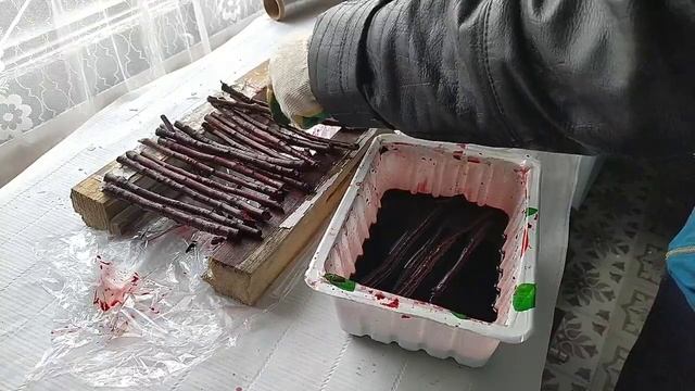 Как подготовить ветки для декора и поделок . И полезная ИДЕЯ из веток смотреть онлайн