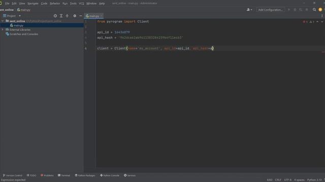 Повышаем открываемость сообщений Telegram. Отправляем сообщение если юзер "в сети". Pyrogram Python смотреть онлайн