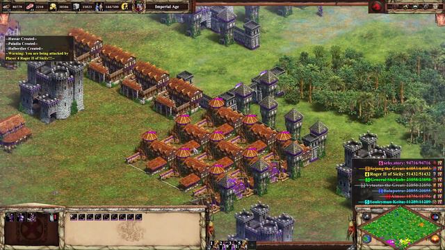 Age of Empires 2 Definitive Edition Gameplay: Huns vs 7 AI (XIII) смотреть онлайн