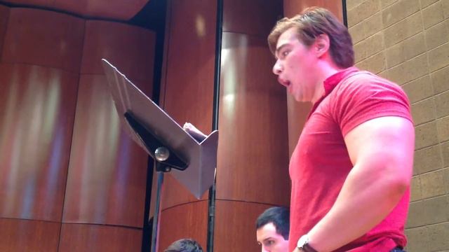 Guillermo Flores-Baritone 1st rehearsal for opera Bhutan. смотреть онлайн