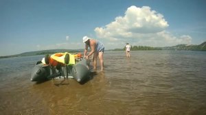 Первое путешествие на новой лодке с мотором