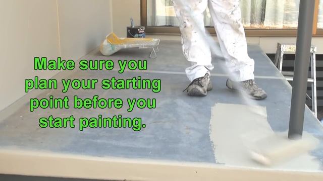 How To Paint A Concrete Floor - Step By Step Guide On How To Paint Concrete Floors.