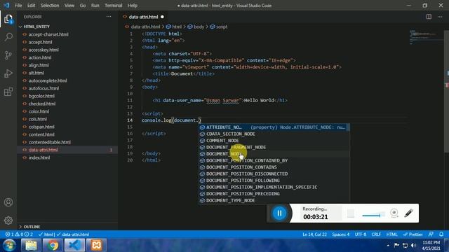 How to Use data-custom Attribute HTML - What is data-custom Attribute Why We Use смотреть онлайн
