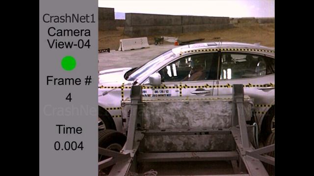 Infiniti M / M37 / M56 | 2013 | Side Crash Test | NHTSA | CrashNet1 смотреть онлайн