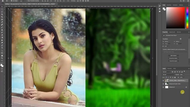 ✅✅Photoshop Tutorial : How to Change Background Using Channel Quicky Tool Blur Ep 31 смотреть онлайн