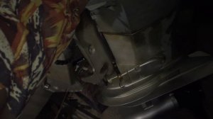 Работа гидроподъемника лодочного мотора Хонда 90