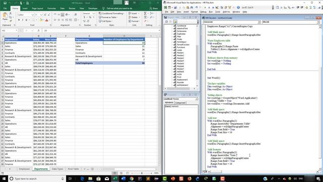 Microsoft Word Automation from Excel Part II смотреть онлайн