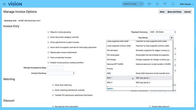 How to Review Invoice Options in Oracle Fusion ERP Cloud: Accounts Payable смотреть онлайн