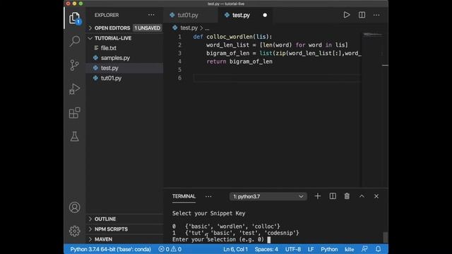 Python Package to save your Code snippets - Codesnip смотреть онлайн
