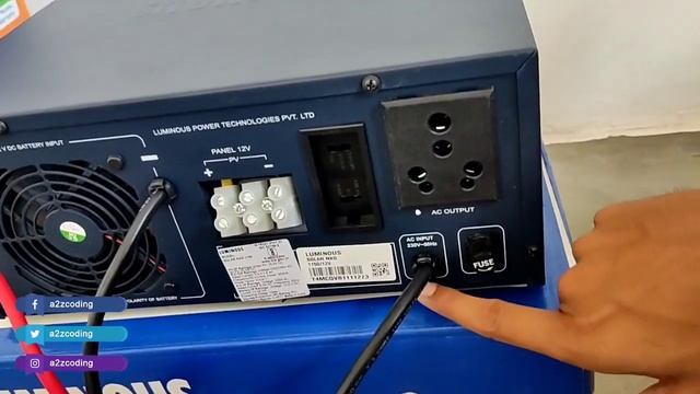 Luminous Solar inverter NXG 1150(850VA/12V) Unboxing And Review | Luminous Solar LPTT12150H Battery смотреть онлайн