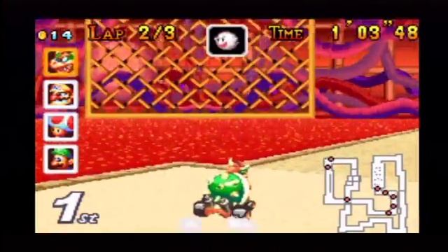 Mario Kart Super Circuit: Bowser Castle 4 смотреть онлайн