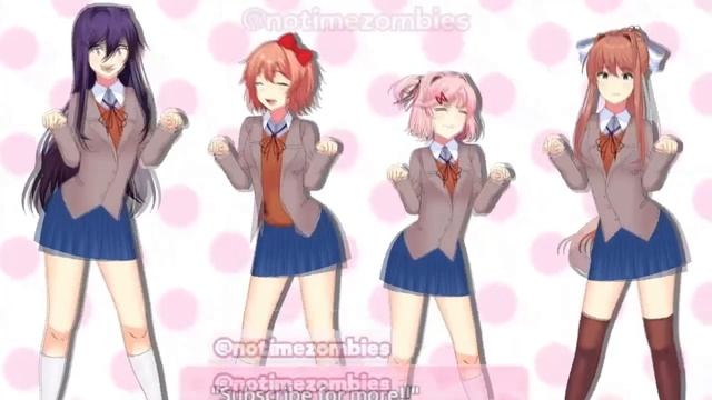 10 ЧАСОВОЙ ТАНЕЦ ДЕВОЧЕК ИЗ ДДЛК/10 HOUR DANCE OF GIRLS FROM DOKI DOKI LITERATURE CLUB смотреть онлайн