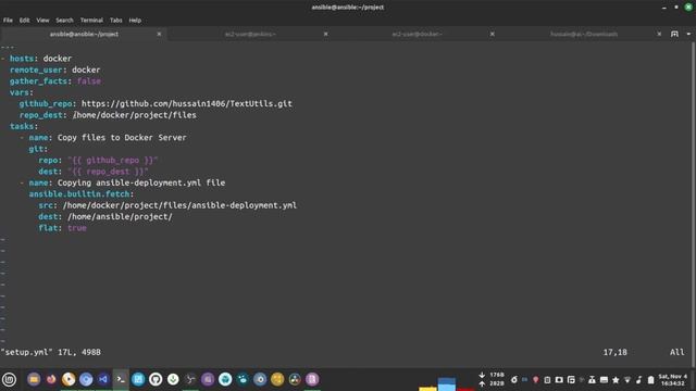 CI CD Pipeline Project Using Ansible, Jenkins and Docker | React js App Deployment on AWS смотреть онлайн
