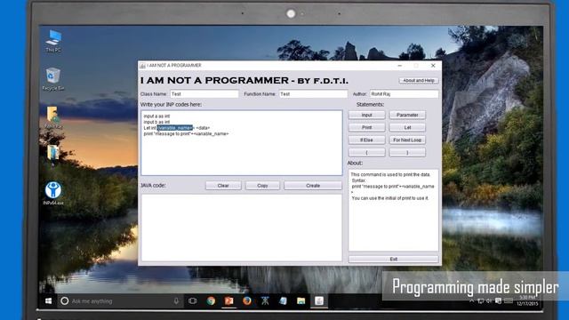 I AM NOT A PROGRAMMER- JAVA IN QBASIC STYLE- PREVIEW смотреть онлайн