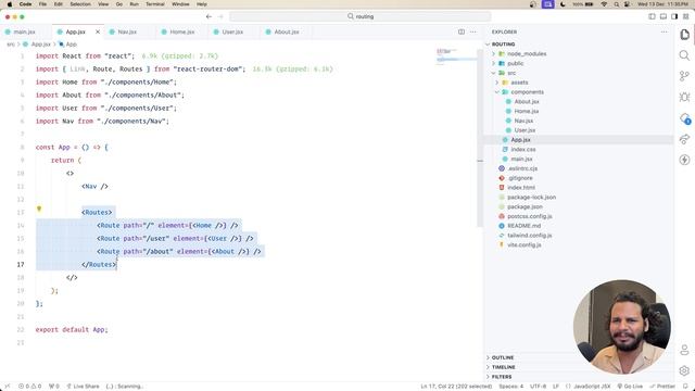 22.15 React JS - Section 12 React Routing смотреть онлайн