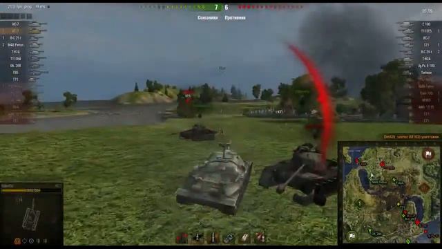 World of Tanks:Бой ИС-7 (Ох уж этот Тортик) смотреть онлайн