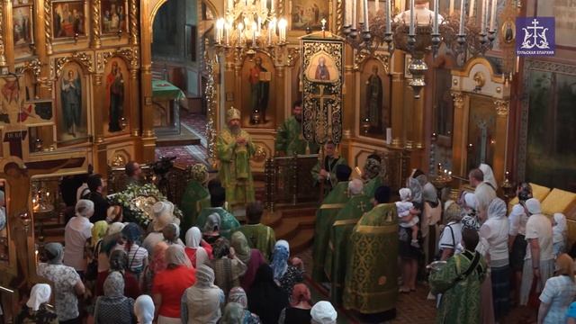 Торжества в день престольного праздника в Свято-Сергиевском храме г. Тула смотреть онлайн