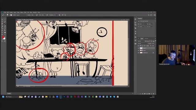 Разбор работ мастер-класса по анимационному рисунку для начинающих! смотреть онлайн