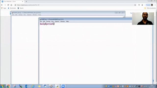 Python Pattern Programs - Printing Stars '*' in Right Angle Triangle Shape | Star Pattern смотреть онлайн
