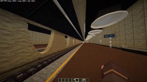 Поездка По Некрасовской Линии Московского Метро в Майнкрафте! (Проект Нововладимирск)