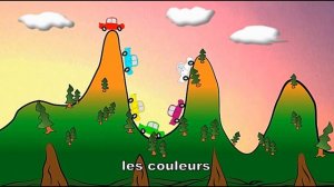Цвета на французском - Couleurs - J'aime les voitures - alain le lait