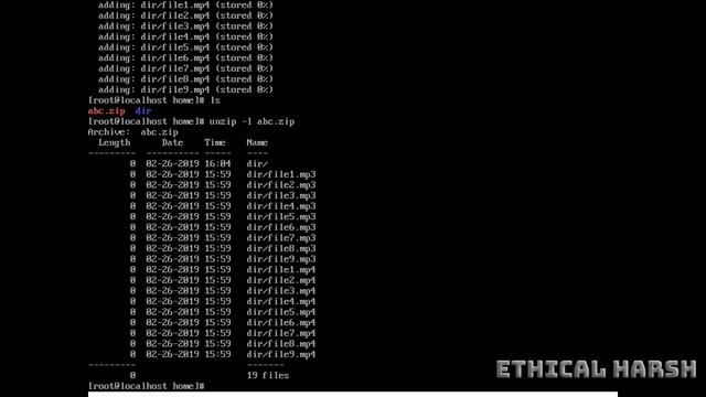 LINUX || ZIP & UNZIP COMMAND || ARCHIVING || HINDI смотреть онлайн