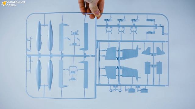 Сборная модель самолета English Electric Canberra (Канберра) B6/B20. Распаковка смотреть онлайн