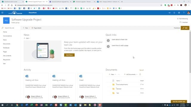 How to change the URL of a SharePoint Site смотреть онлайн