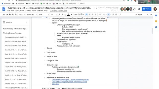 Kubernetes SIG Auth 20190724 смотреть онлайн