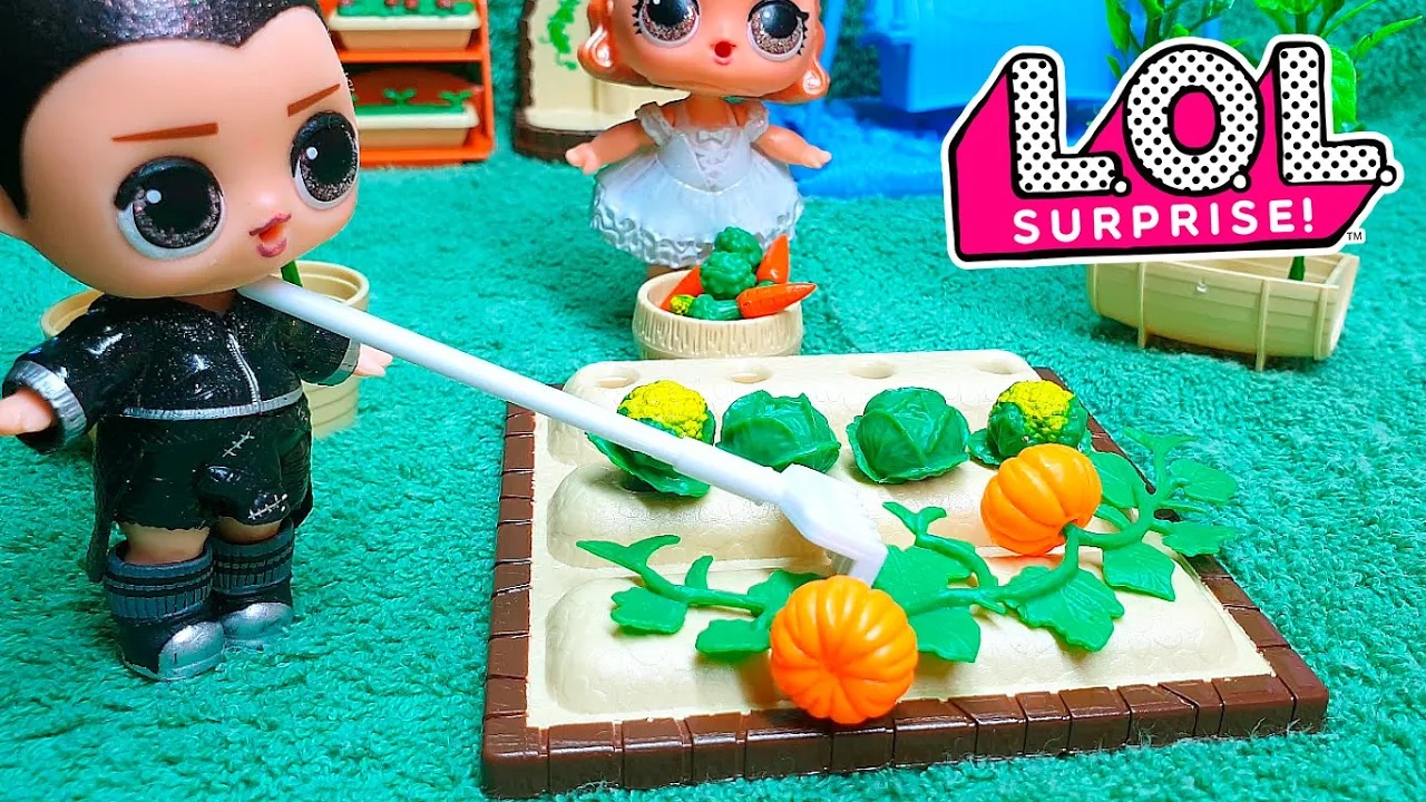 Катя и Макс  на огороде  | Куклы ЛОЛ сюрприз Смешные мультики IKira