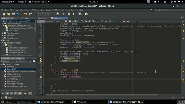 How to Send and Receive Image Continues Java Netbeans using UDP смотреть онлайн