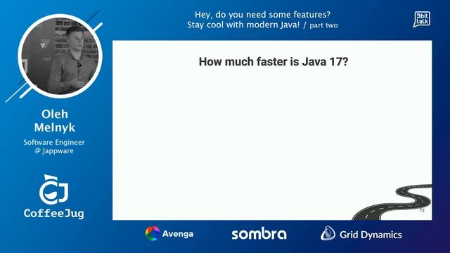Hey, do you need some features? Stay cool with modern Java! by Oleh Melnyk | CoffeeJUG смотреть онлайн