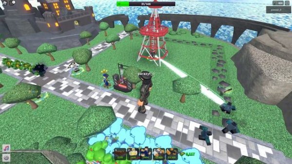 Падший только с миниганерами и ускорителями в TDS