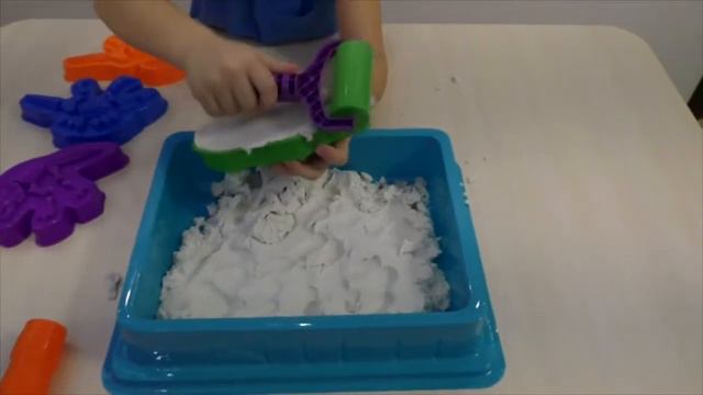 Кинетический песок набор Sands Alive лепим динозавров и вулкан Kinetic sand set Sands Alive Lymi смотреть онлайн