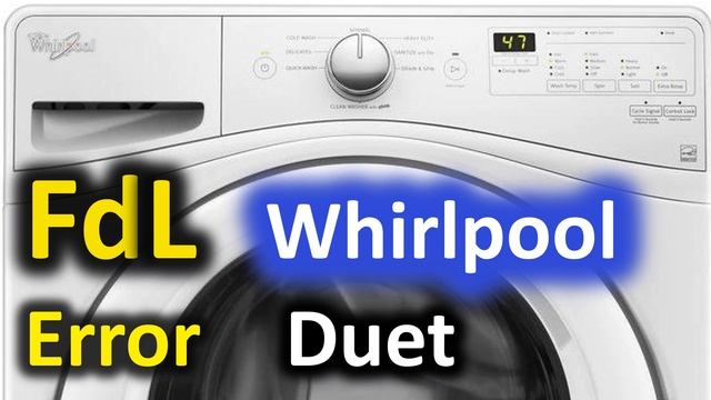 FdL Error Code SOLVED!!! Whirlpool Duet Front Load Washer Washing Machine смотреть онлайн