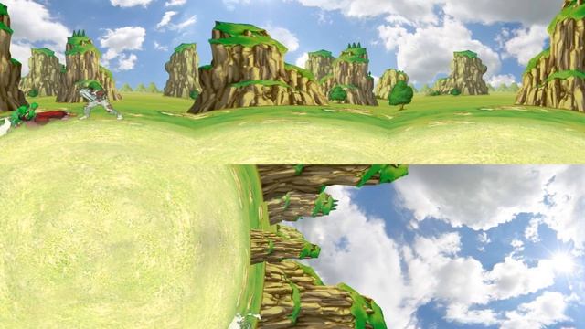 360° VR Mugen Fight Cyborg (DC Comics) vs Piccolo (Dragonball Z) смотреть онлайн