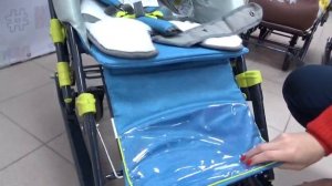 Санки коляска NIKA 7-3 (Ника) за 5100 рублей - Видео обзор зимних санок-колясок.