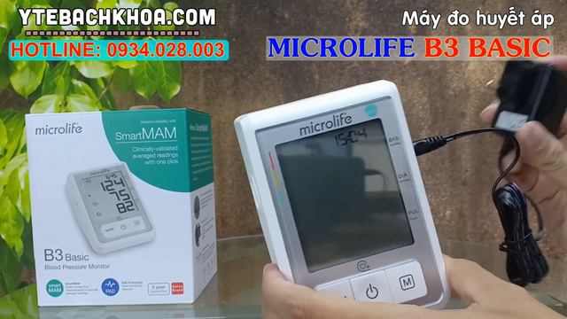 GIỚI THIỆU VÀ HƯỚNG DẪN MÁY ĐO HUYẾT ÁP MICROLIFE B3 BASIC - Y TẾ BÁCH KHOA (YTEBACHKHOA.COM) смотреть онлайн