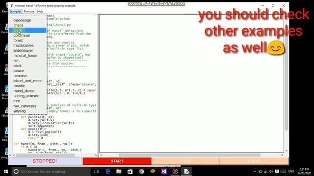 Tower of hanoii using python??| python turtle demo | python turtle demo examples ? смотреть онлайн