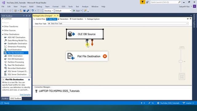 SSIS Getting Data from SQL Table to Text File | SQL Server Integration Services смотреть онлайн