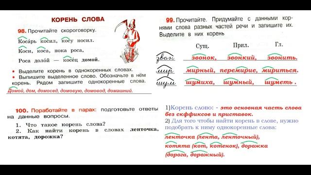 ГДЗ рабочая тетрадь по русскому языку 3 класс Страница. 41 Канакина смотреть онлайн