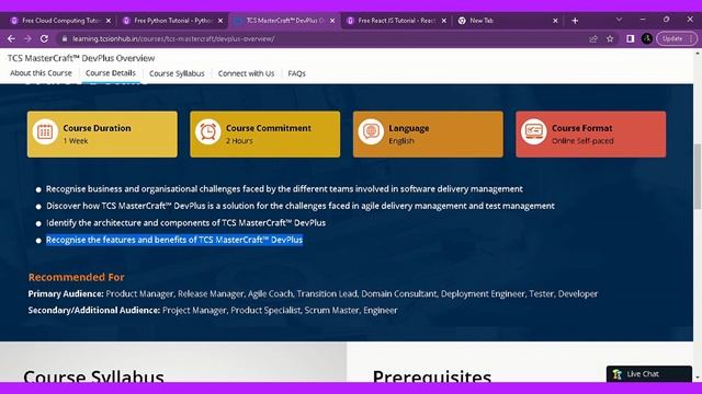 Free Devplus (TCS) and React (Udemy) Course | Free Course | #tcs #udemy смотреть онлайн