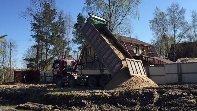 Выгрузка песка смотреть онлайн